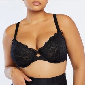 savage x fenty unlined floral lace bra